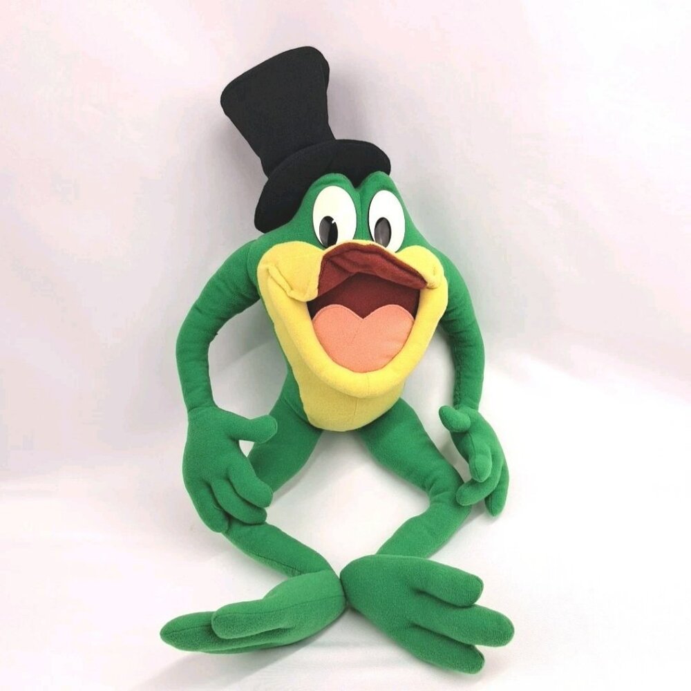 Vintage Looney Tunes Applause 1994 WB Michigan J Frog Poseable Plush Toy 22 Inch